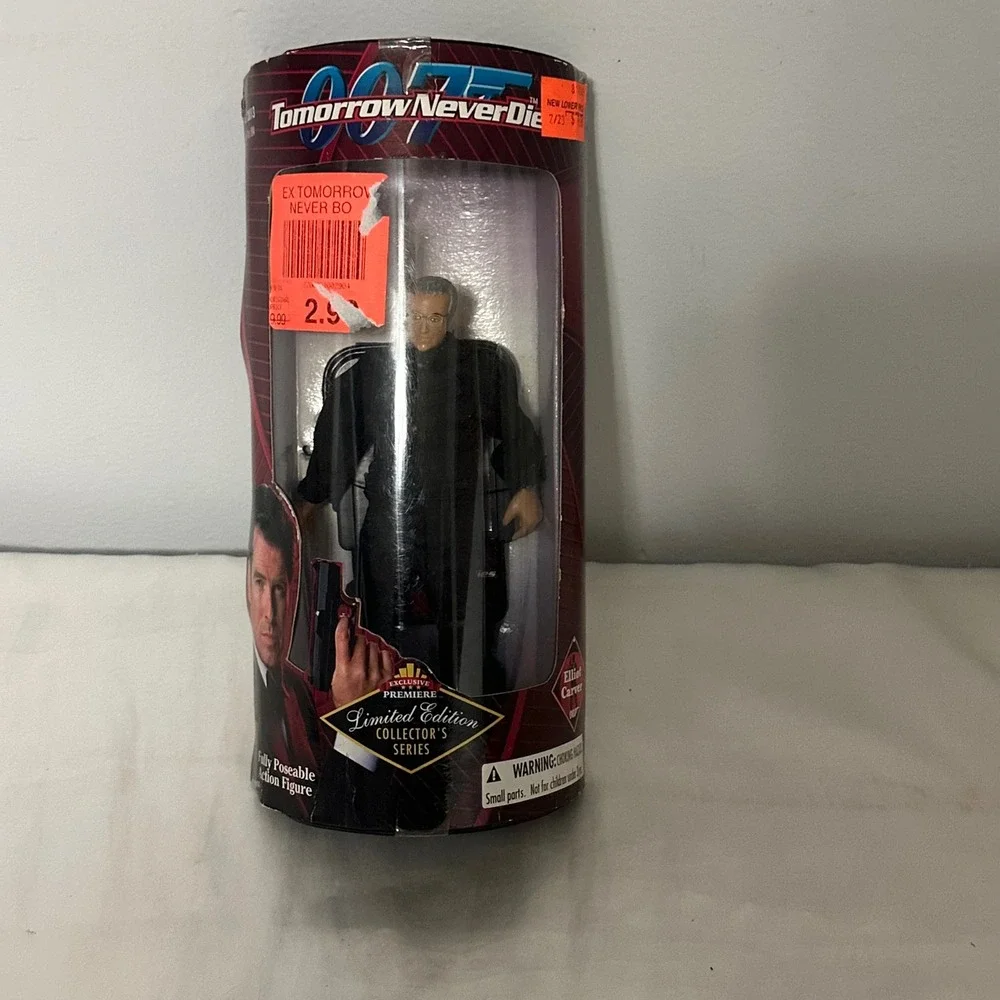 Exclusive Premiere James Bond Action Figure Elliot Carver Black Good Limited Ed